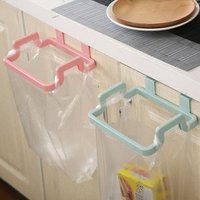 Plastic Bag Holder Storage Square Hanging On Cupboard Easy Save Space Portable for Kitchen And Room