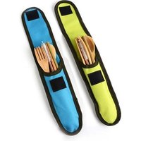 Reusable Bamboo Knife Fork & Spoon Set