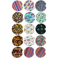 wholesale sublimation neoprene car coaster cup mat RTS