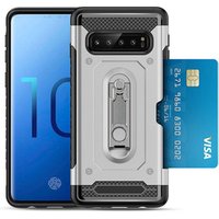Metal material and 360 rotate kickstand defender case for Samsung Galaxy S10 S10 Plus