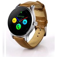 Luxurious K88H Smart Watch 22mm Leather strap Sport Heart Rate Monitor Bluetooth SmartWatch Support Call/SMS reminder