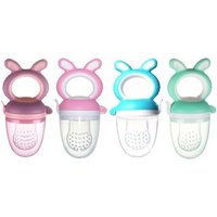 Baby Fresh Food Feeder/Fruit Feeder Pacifier- Tinabless Infant Silicone Teether Feeder
