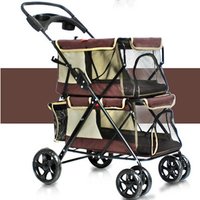 Double Pet Stroller Dogs Cats & Small Animals