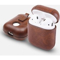 Shockproof Drop Proof Anti-Lost Carabiner Earphone Accessories For Apple Airpod Leather Case