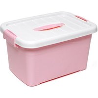 Sterilite 45 Litre Latch Storage Bin Pink Stack Lid