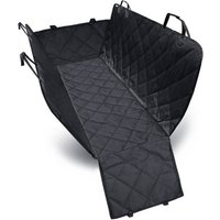 600D Oxford Waterproof Dog Car Seat Cover Side Flap Zipper