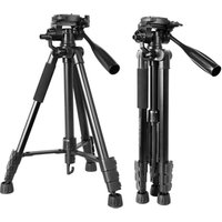 KINGJOY Professional High Quality Flip Lock Video Camera Tripod for Film Shooting, Video Equipment