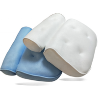 Relaxing Spa Wedge Bath Pillow Suction Cups