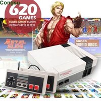 for HDMI or AV output Retro Classic Video Game Console Built-in 620 Games 8 Bit Family TV handheld game player Double Gamepa