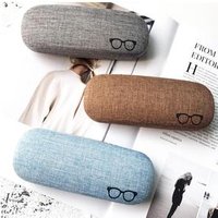 custom Oxford leather sunglasses cases custom logo glasses packaging boxes