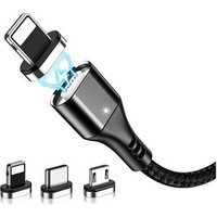 Free Shipping RAXFLY 1 Meter 3A Magnetic Mobile Phone Charger Data Usb Cable Wire For iPhone For Apple