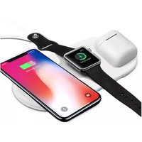 2019 New Product AirPower Multiple Devices 3 in 1 Wireless Charger Pad Mat Qi Wireless Charger Dock