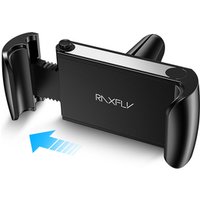Free Shipping RAXFLY Universal ABS & Silicone Black Car Air Vent Mount Mobile Phone Stand Holder