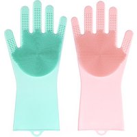 Silicone Kitchen Gloves Dish Washing & Scrubbing