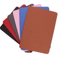 factory sale PU Leather QI wireless charging mouse pad with in stock