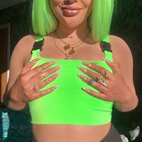 2019 Newest Design Fluorescent Color Slim Bag Buckle Vest,Athletic OEM Gym Crop Top
