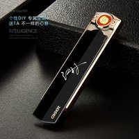 Modern style good quality windproof usb charged torch sensitive lighter