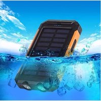 2019 Amazon Hot Selling universal portable charger Outdoor Waterproof Portable Solar Power Bank for phones