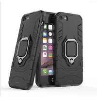 Luxury Stand Armor Phone Holder Case For iPhone 7 8 6 6S Plus X S XS Hybrid TPU+Hard PC ShockProof Back Cover for iphone 5 5S SE