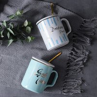 Nordic Ceramic Painted Couple Mug