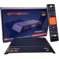 Gtmedia V8 pro2 DVB-S2+T2+DVB-C Satellite Receiver Built in WIFI PowerVu Biss Support Cccam Newcamd Youtube