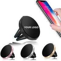 2019 Custom Logo 360 Degree Rotation Magnetic Car Mount Mobile Phone Holder Air Vent Phone Holder For Smartphone Stand