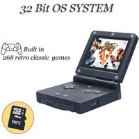 WOLSEN 2.8 inch Retro Game Player Built in 268 Games 32 Bit Mini Handheld Game Console Download More Classic Game For Gift
