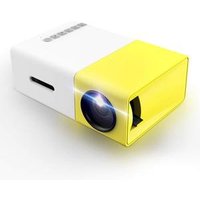 Drop Shipping YG300 LED Portable Projector 500LM 3.5mm 320x240 Pixel HDMI USB Mini Projector Home Media Player support 1080p