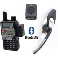 Bluetooth Wireless Adaptor +PTT Headset for Kenwood TYT BAOFENG UV5R Radio factory Directly Sale Earphones