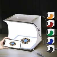 Factory Outlet Photo Studio Light Kit, PULUZ Mini LED Photography Shadowless Light Lamp Panel Pad + portable photo studio