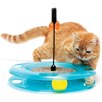 Leyou pet toys track roller interactive cat Toys tower