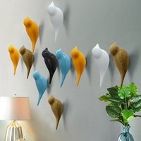 Bird Shaped Magnetic Wall Hooks Household Use