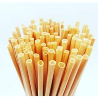 Personalized 100% Biodegradable Natural Wheat Drinking Straw