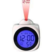 Alarm Clocks Led Light Color Screen Calendar Digital Wall Projector Clock led light digital wall clock