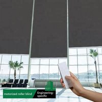 Wholesale fire-resistant blackout fabric dooya wifi motorized roller blinds