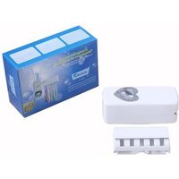Automatic Dustproof Toothpaste Dispenser Wall Mounted Toothbrush Holder