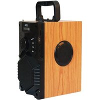 10W wooden portable bass caixa de som bluetooth speaker