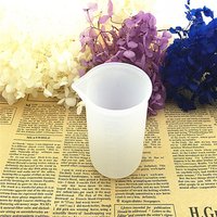 DIY Jewelry Making glue mixing cup Handmade Craft 100ml Silicone Measuring Cup