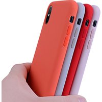 Best Quality Mobile Cell Phone Silicone Case for iPhone6s 8plus Free Shipping for iPhonexsmax Liquid Silicone Case for Apple
