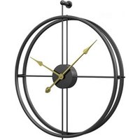 Large 60cm Double Circular Metal Wall Clock
