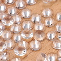Crystal Transparent Flatback Round Rhinestone Garment Decoration