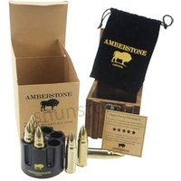 Bullet Shaped Whiskey Stones Chills Drinks Stainless Steel Gift Set 6 Stones Rocks Cubes for Chilling Vodka Whiskey Amazon new