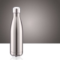 Outdoor Double Walled Stainless Steel Cola Shape Water Bottle