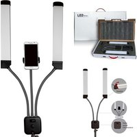 USB charge led fill light beauty lamp with flexible arm 50w color changing led light light