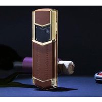 Unlocking GSM Dual SIM cards Metal Body Leather Luxury Mobile Phone Cellphone V9