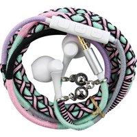 URIZONS 2019 wired Earphones with MIic Handmade Rope Wrapped Earphone Headphone for iphone lg Gamer Sports NEW Arrival SEDEX