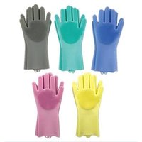 Silicone Function Washing Cleaning Gloves