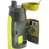 2019 Top new plastic alkaline water bottle, spray drinking water bottle, shaker pet bottle for water