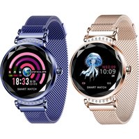 2019 Smart watch women H2 with heart rate blood pressure fitness pedometer waterproof smartwatch for lady