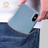 Earth friendly environmentally safe compostable anti sweat scratch resistant mobile phonecase
